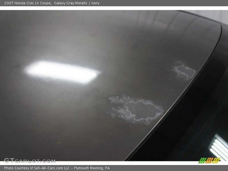 Galaxy Gray Metallic / Ivory 2007 Honda Civic LX Coupe