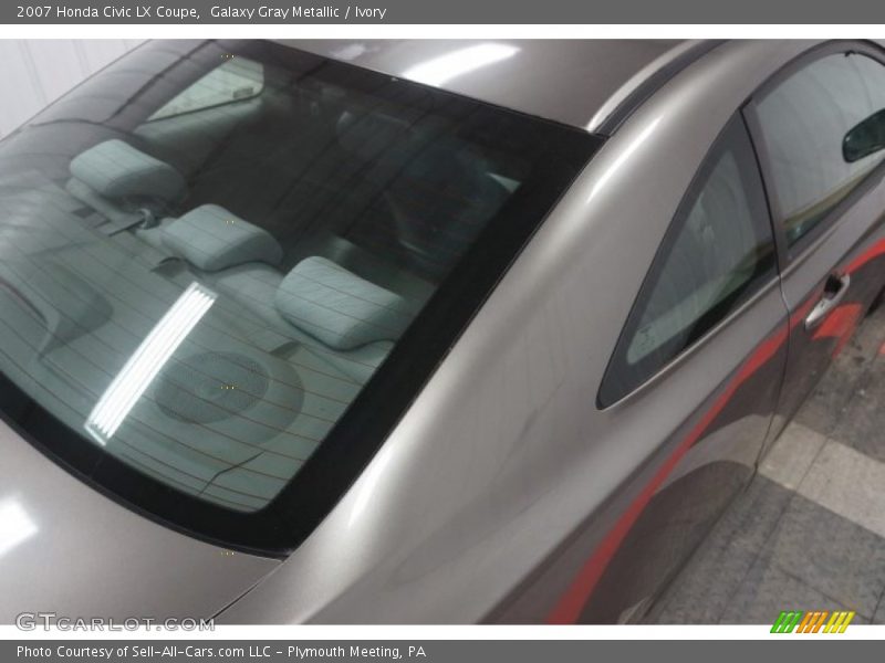 Galaxy Gray Metallic / Ivory 2007 Honda Civic LX Coupe
