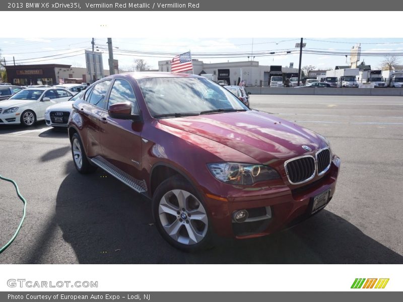 Vermilion Red Metallic / Vermillion Red 2013 BMW X6 xDrive35i