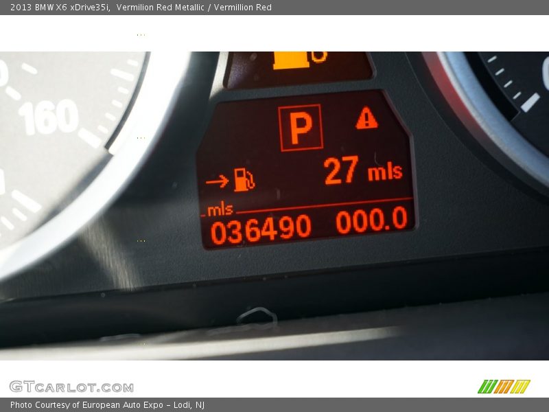 Vermilion Red Metallic / Vermillion Red 2013 BMW X6 xDrive35i