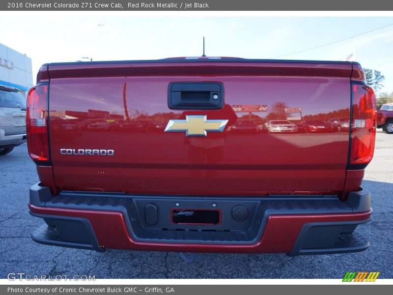 Red Rock Metallic / Jet Black 2016 Chevrolet Colorado Z71 Crew Cab