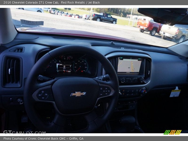 Red Rock Metallic / Jet Black 2016 Chevrolet Colorado Z71 Crew Cab