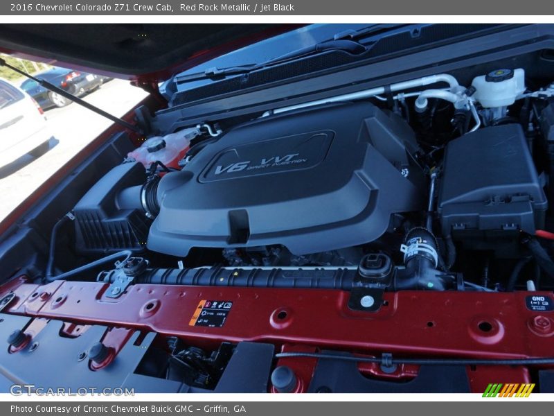 Red Rock Metallic / Jet Black 2016 Chevrolet Colorado Z71 Crew Cab