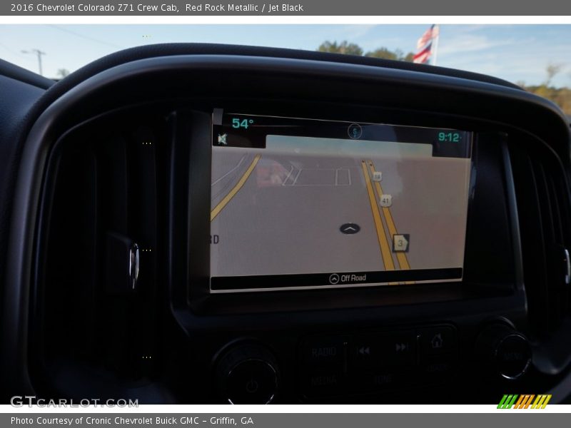 Red Rock Metallic / Jet Black 2016 Chevrolet Colorado Z71 Crew Cab