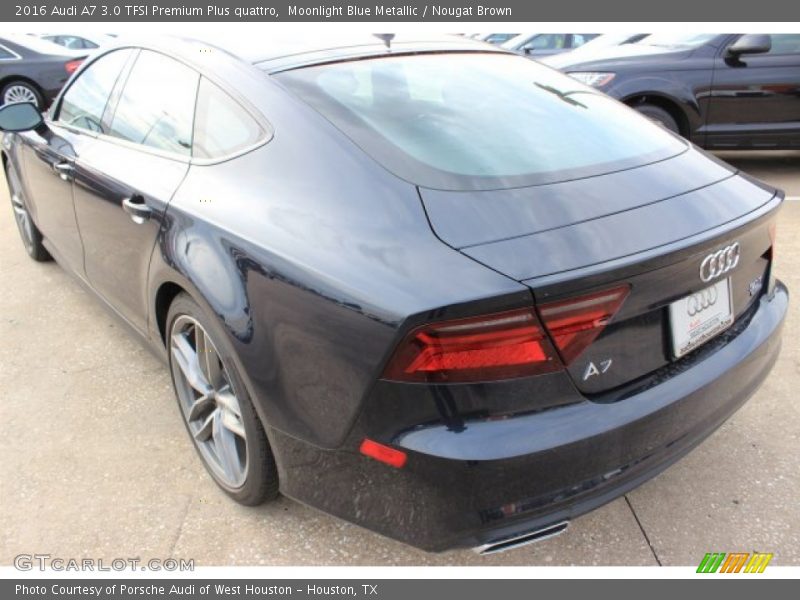 Moonlight Blue Metallic / Nougat Brown 2016 Audi A7 3.0 TFSI Premium Plus quattro