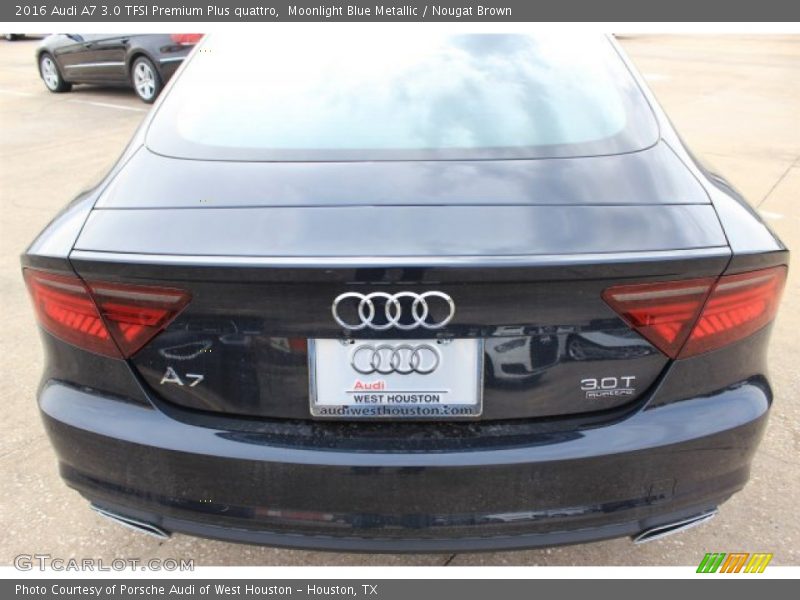 Moonlight Blue Metallic / Nougat Brown 2016 Audi A7 3.0 TFSI Premium Plus quattro