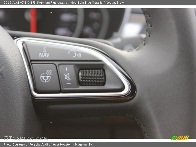 Moonlight Blue Metallic / Nougat Brown 2016 Audi A7 3.0 TFSI Premium Plus quattro
