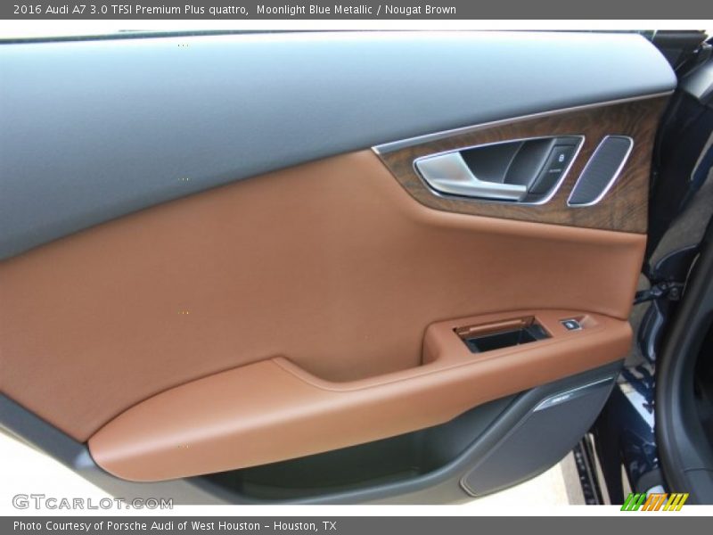 Moonlight Blue Metallic / Nougat Brown 2016 Audi A7 3.0 TFSI Premium Plus quattro
