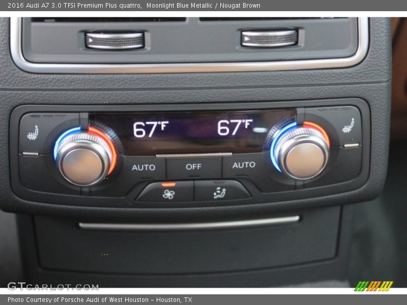 Moonlight Blue Metallic / Nougat Brown 2016 Audi A7 3.0 TFSI Premium Plus quattro