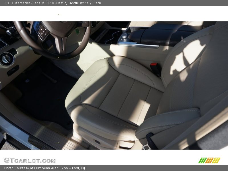 Arctic White / Black 2013 Mercedes-Benz ML 350 4Matic