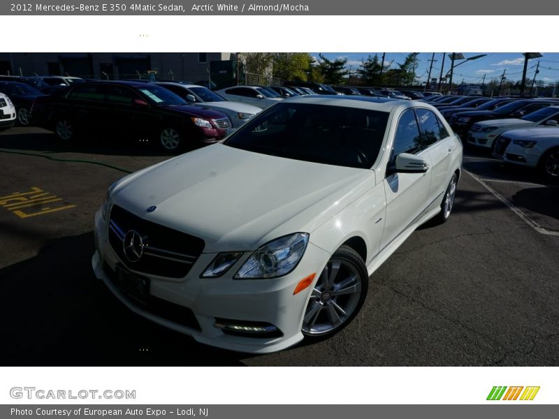 Arctic White / Almond/Mocha 2012 Mercedes-Benz E 350 4Matic Sedan