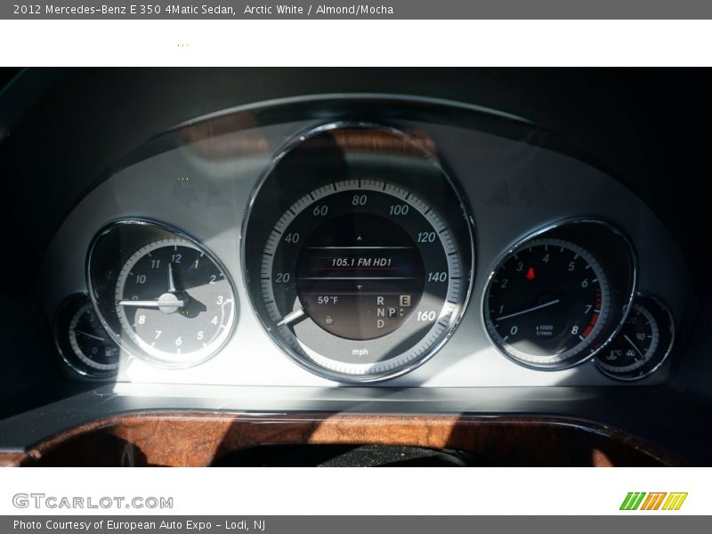 Arctic White / Almond/Mocha 2012 Mercedes-Benz E 350 4Matic Sedan