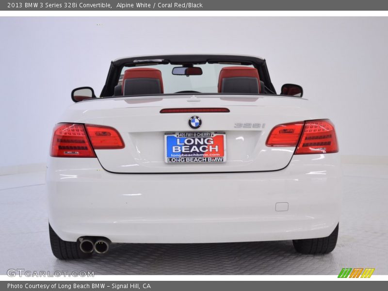 Alpine White / Coral Red/Black 2013 BMW 3 Series 328i Convertible