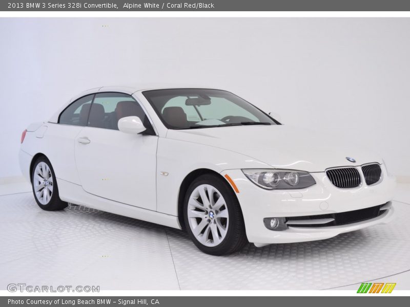 Alpine White / Coral Red/Black 2013 BMW 3 Series 328i Convertible