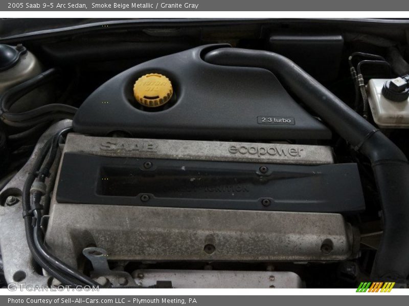 Smoke Beige Metallic / Granite Gray 2005 Saab 9-5 Arc Sedan