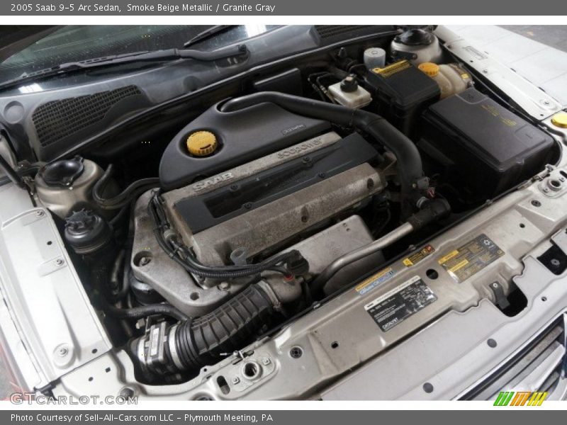 Smoke Beige Metallic / Granite Gray 2005 Saab 9-5 Arc Sedan