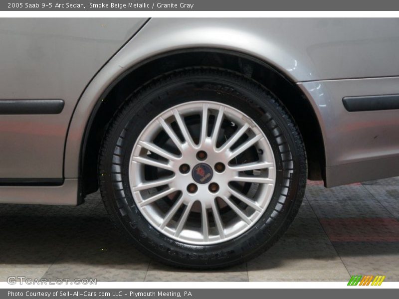 Smoke Beige Metallic / Granite Gray 2005 Saab 9-5 Arc Sedan
