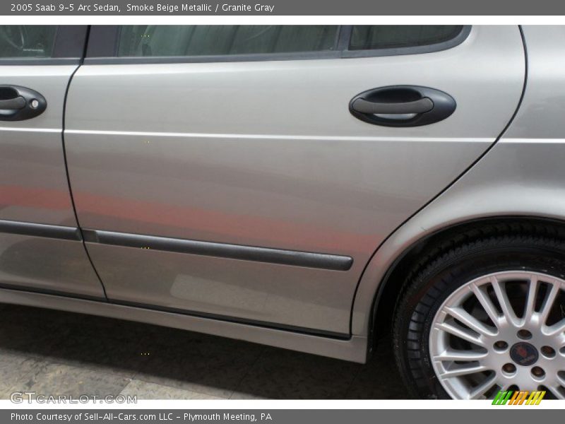 Smoke Beige Metallic / Granite Gray 2005 Saab 9-5 Arc Sedan