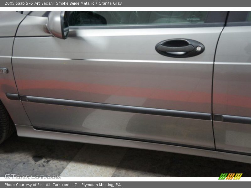 Smoke Beige Metallic / Granite Gray 2005 Saab 9-5 Arc Sedan