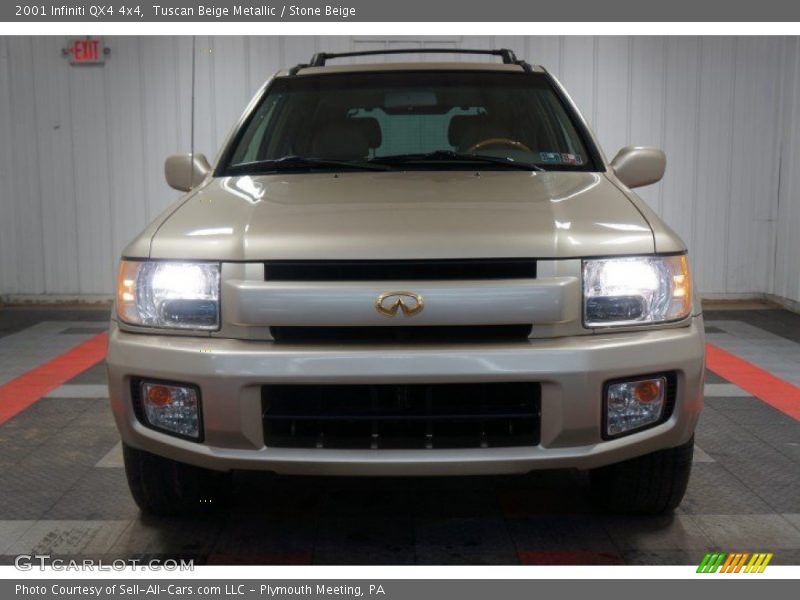 Tuscan Beige Metallic / Stone Beige 2001 Infiniti QX4 4x4