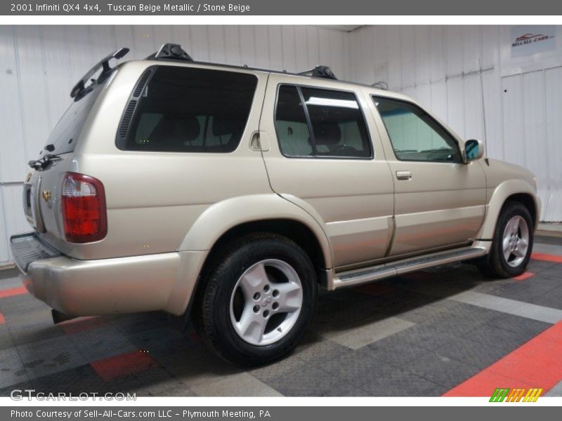 Tuscan Beige Metallic / Stone Beige 2001 Infiniti QX4 4x4