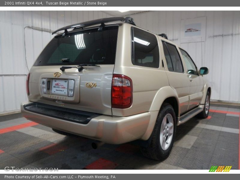 Tuscan Beige Metallic / Stone Beige 2001 Infiniti QX4 4x4