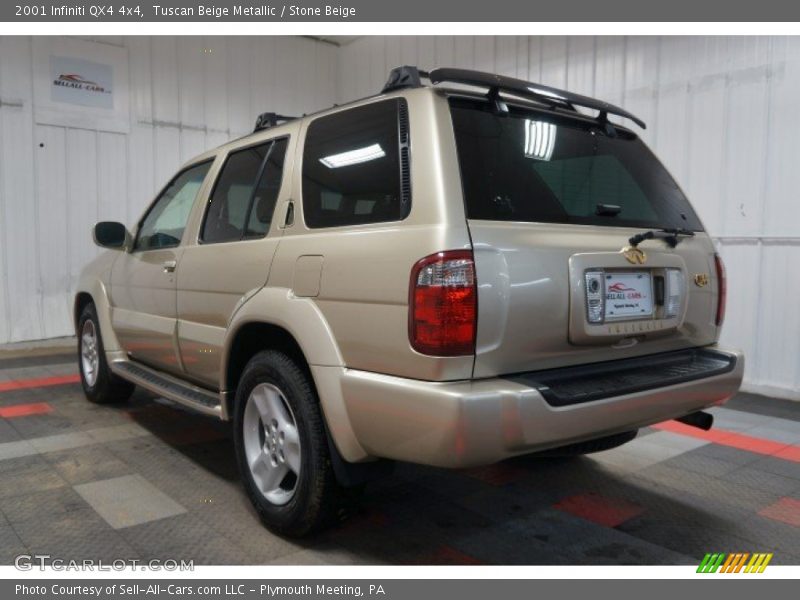 Tuscan Beige Metallic / Stone Beige 2001 Infiniti QX4 4x4