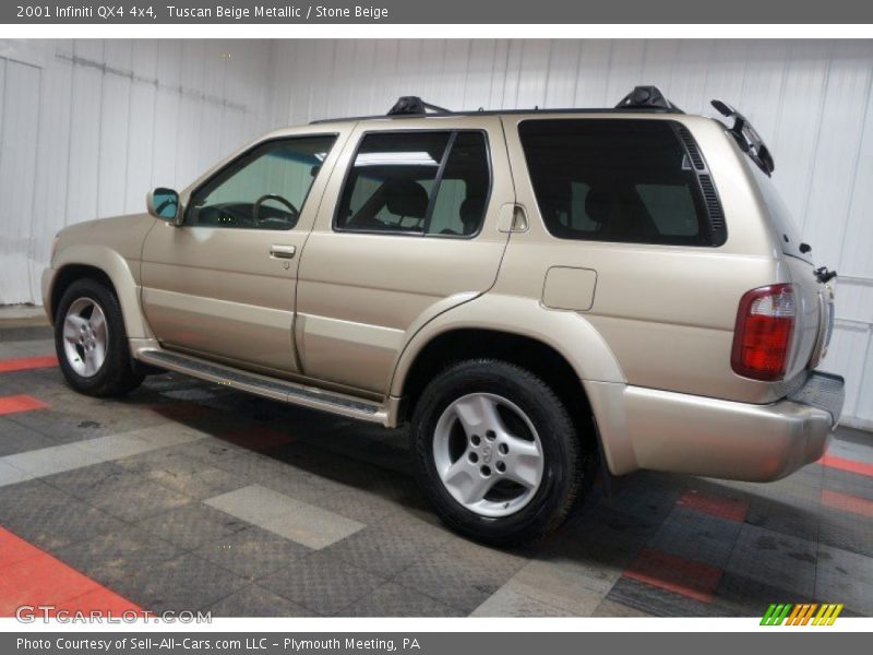 Tuscan Beige Metallic / Stone Beige 2001 Infiniti QX4 4x4