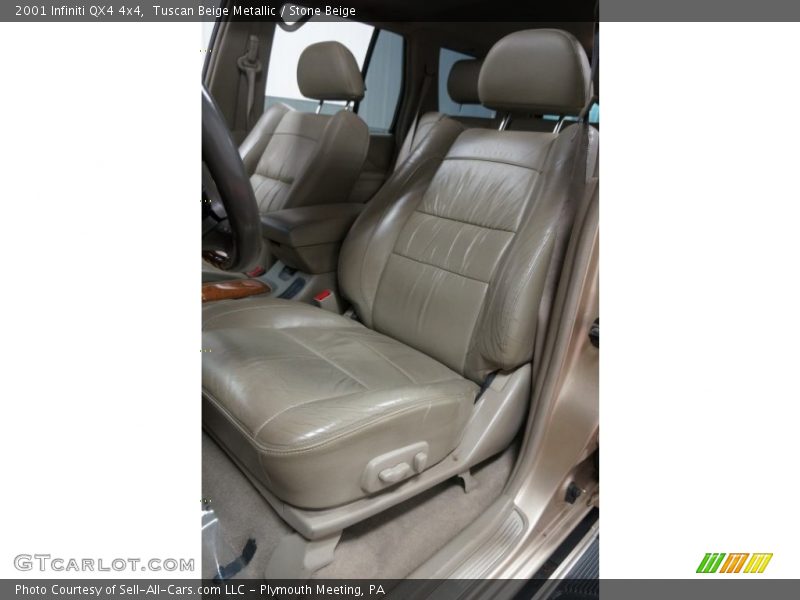 Tuscan Beige Metallic / Stone Beige 2001 Infiniti QX4 4x4