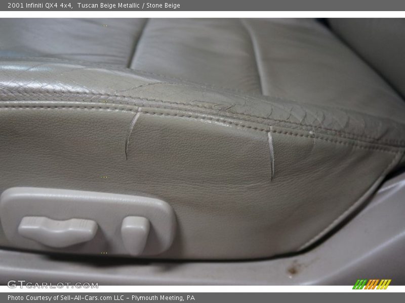 Tuscan Beige Metallic / Stone Beige 2001 Infiniti QX4 4x4