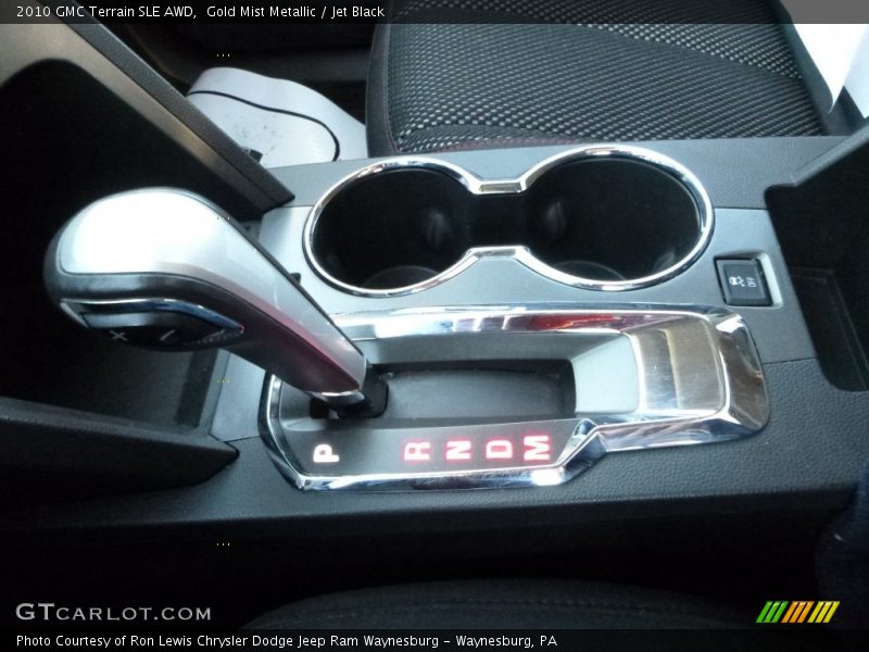 Gold Mist Metallic / Jet Black 2010 GMC Terrain SLE AWD