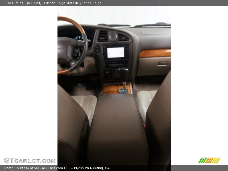 Tuscan Beige Metallic / Stone Beige 2001 Infiniti QX4 4x4