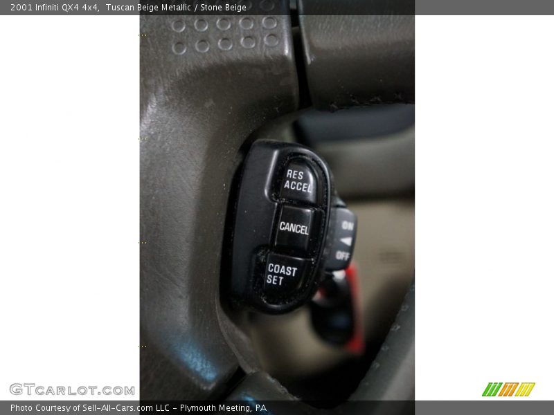 Tuscan Beige Metallic / Stone Beige 2001 Infiniti QX4 4x4