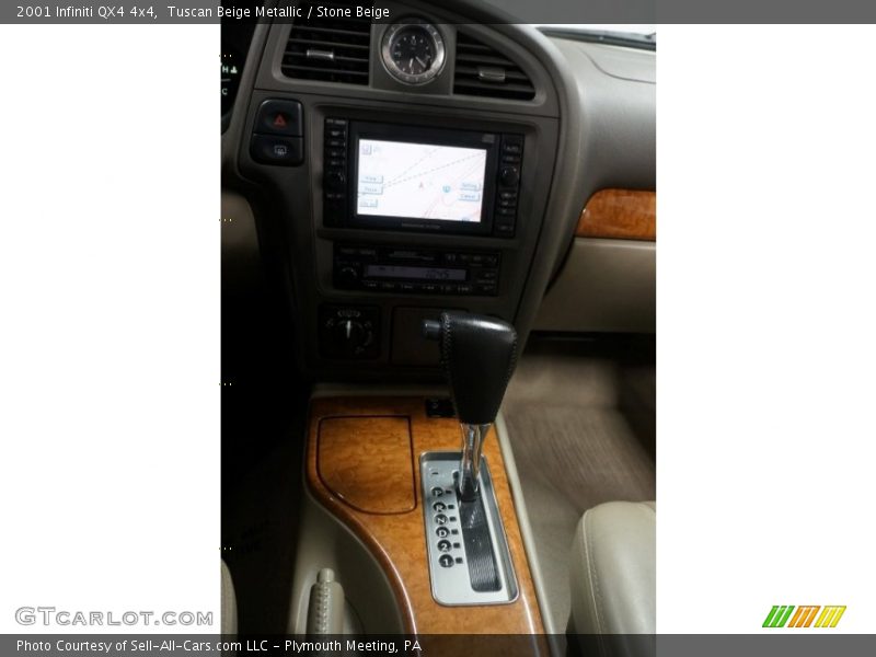 Tuscan Beige Metallic / Stone Beige 2001 Infiniti QX4 4x4