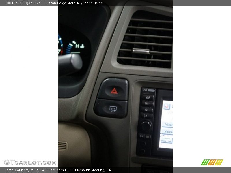 Tuscan Beige Metallic / Stone Beige 2001 Infiniti QX4 4x4