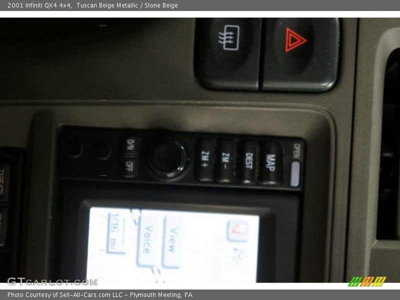 Tuscan Beige Metallic / Stone Beige 2001 Infiniti QX4 4x4