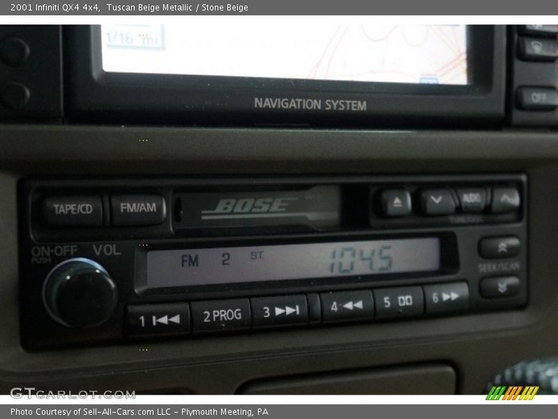 Tuscan Beige Metallic / Stone Beige 2001 Infiniti QX4 4x4