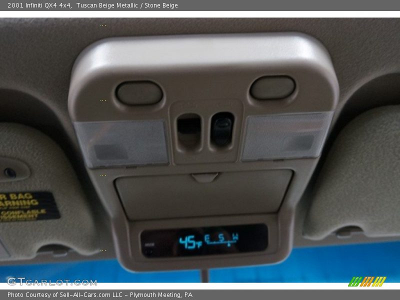 Tuscan Beige Metallic / Stone Beige 2001 Infiniti QX4 4x4