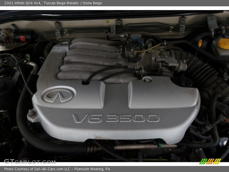 Tuscan Beige Metallic / Stone Beige 2001 Infiniti QX4 4x4