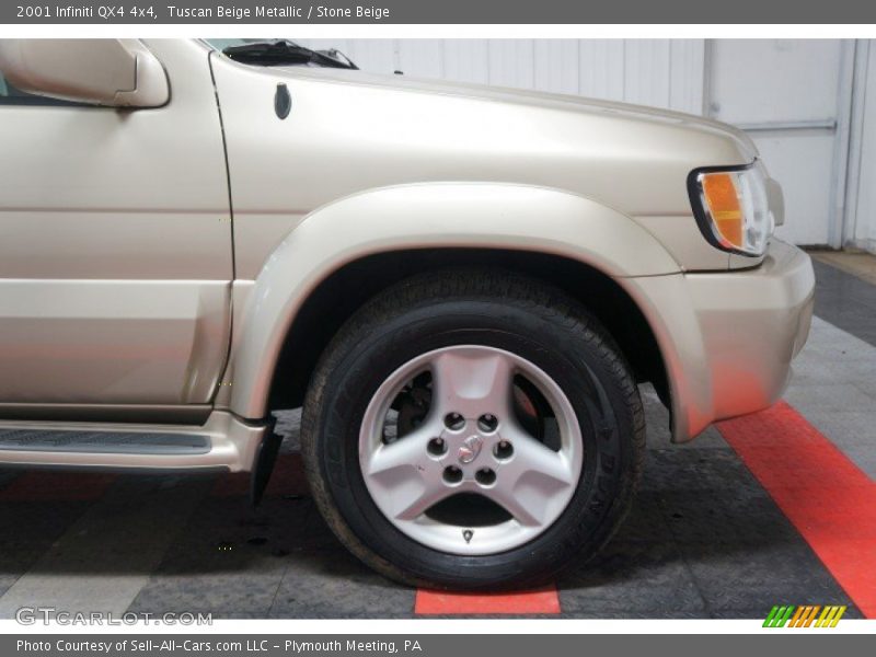 Tuscan Beige Metallic / Stone Beige 2001 Infiniti QX4 4x4