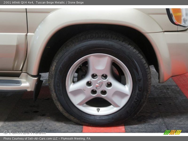Tuscan Beige Metallic / Stone Beige 2001 Infiniti QX4 4x4