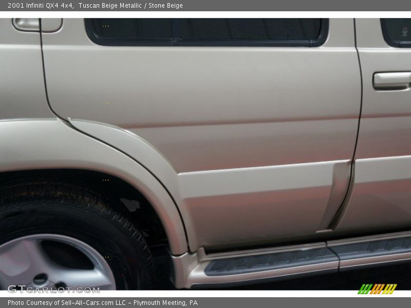 Tuscan Beige Metallic / Stone Beige 2001 Infiniti QX4 4x4