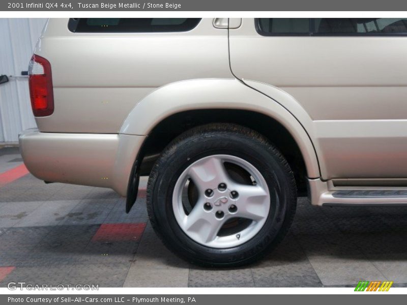 Tuscan Beige Metallic / Stone Beige 2001 Infiniti QX4 4x4