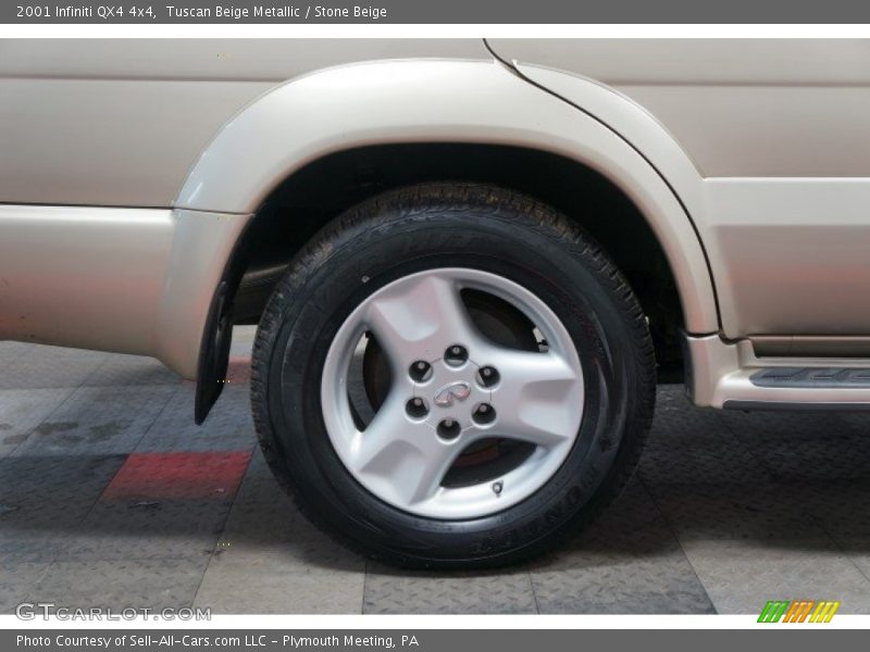 Tuscan Beige Metallic / Stone Beige 2001 Infiniti QX4 4x4