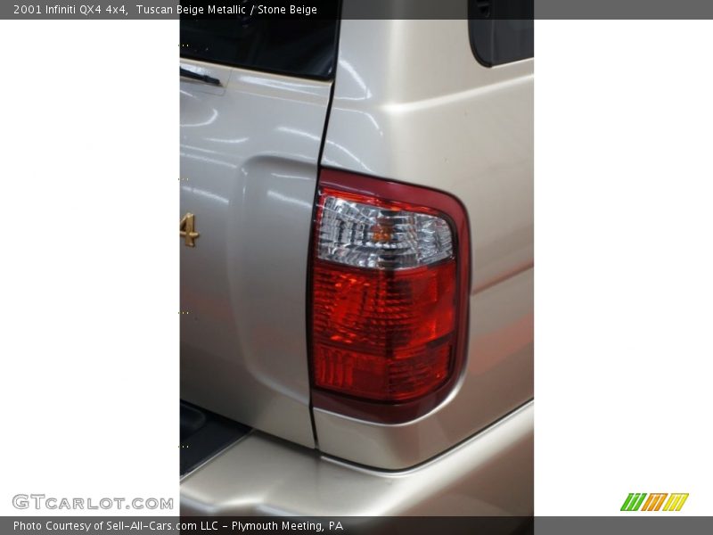 Tuscan Beige Metallic / Stone Beige 2001 Infiniti QX4 4x4