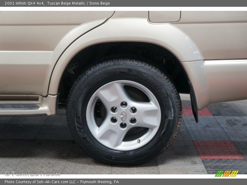Tuscan Beige Metallic / Stone Beige 2001 Infiniti QX4 4x4