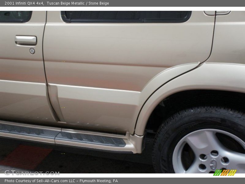Tuscan Beige Metallic / Stone Beige 2001 Infiniti QX4 4x4