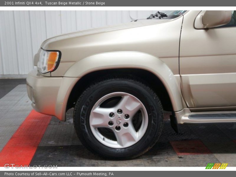 Tuscan Beige Metallic / Stone Beige 2001 Infiniti QX4 4x4