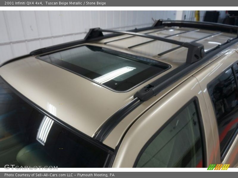 Tuscan Beige Metallic / Stone Beige 2001 Infiniti QX4 4x4