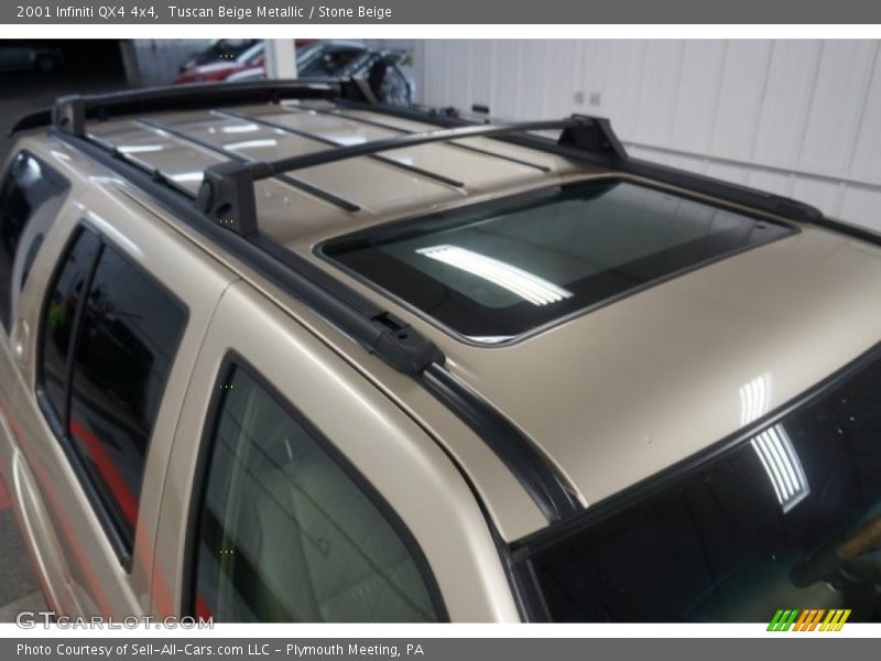 Tuscan Beige Metallic / Stone Beige 2001 Infiniti QX4 4x4